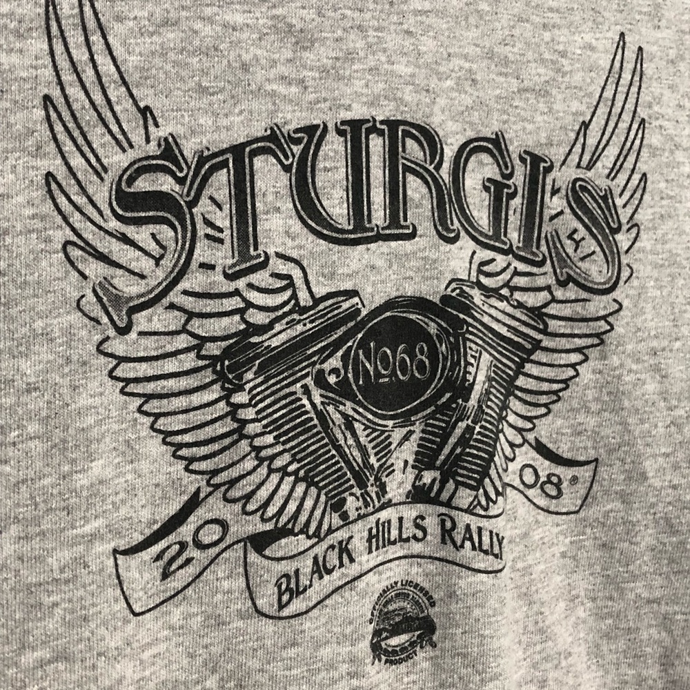 Men's Jerzees Sturgis 2008 Graphic Tee Shirt